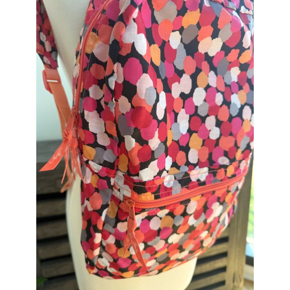 Vera Bradley Lighten Up Just Right Backpack Pixie Confetti Pink + Lanyard ID - Picture 3 of 16